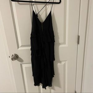 Wilfred black ruffle dress